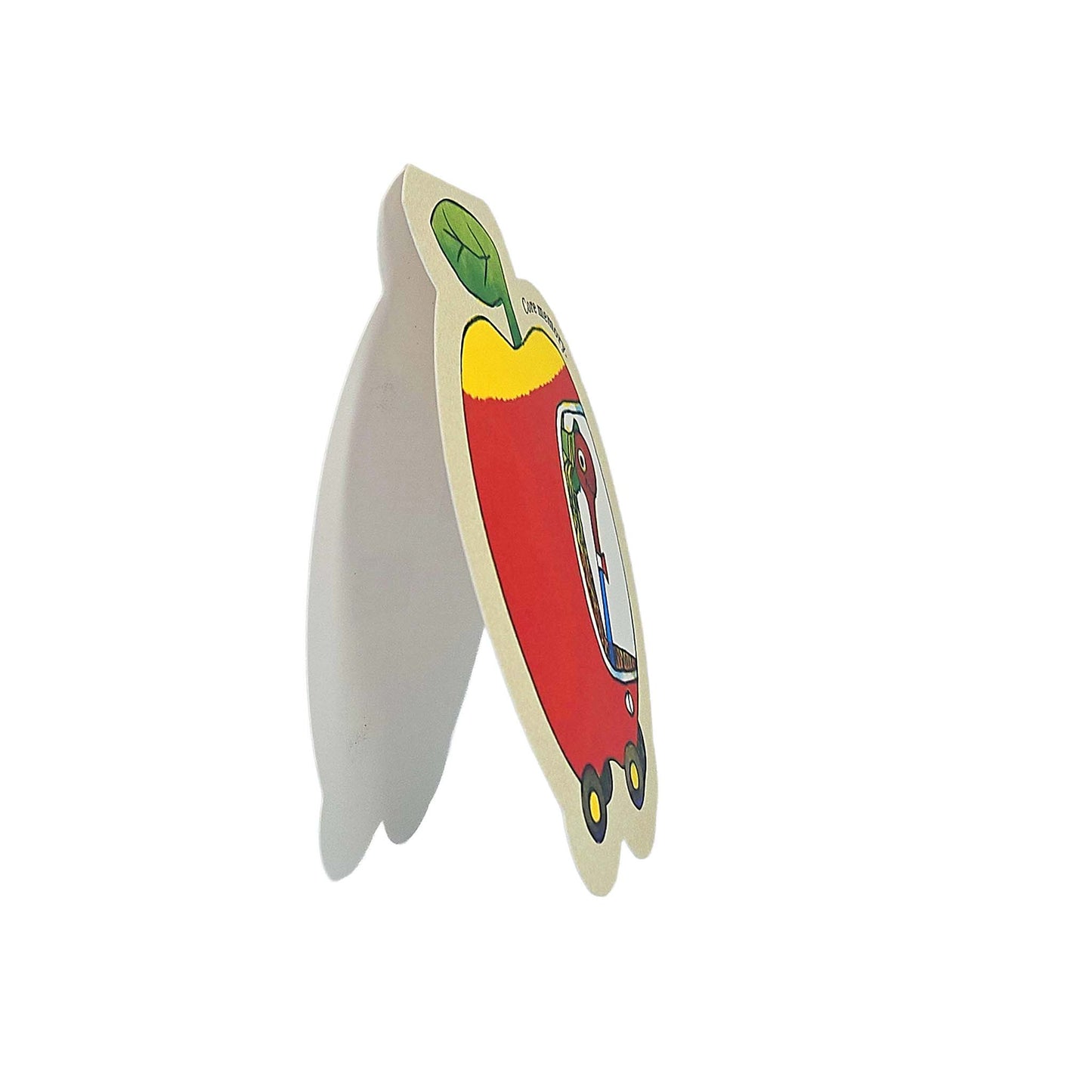 Lowly Worm Apple Car Richard Scarry Cutout Card