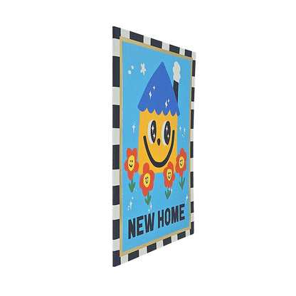 Smiling Home Foiled New Home Card