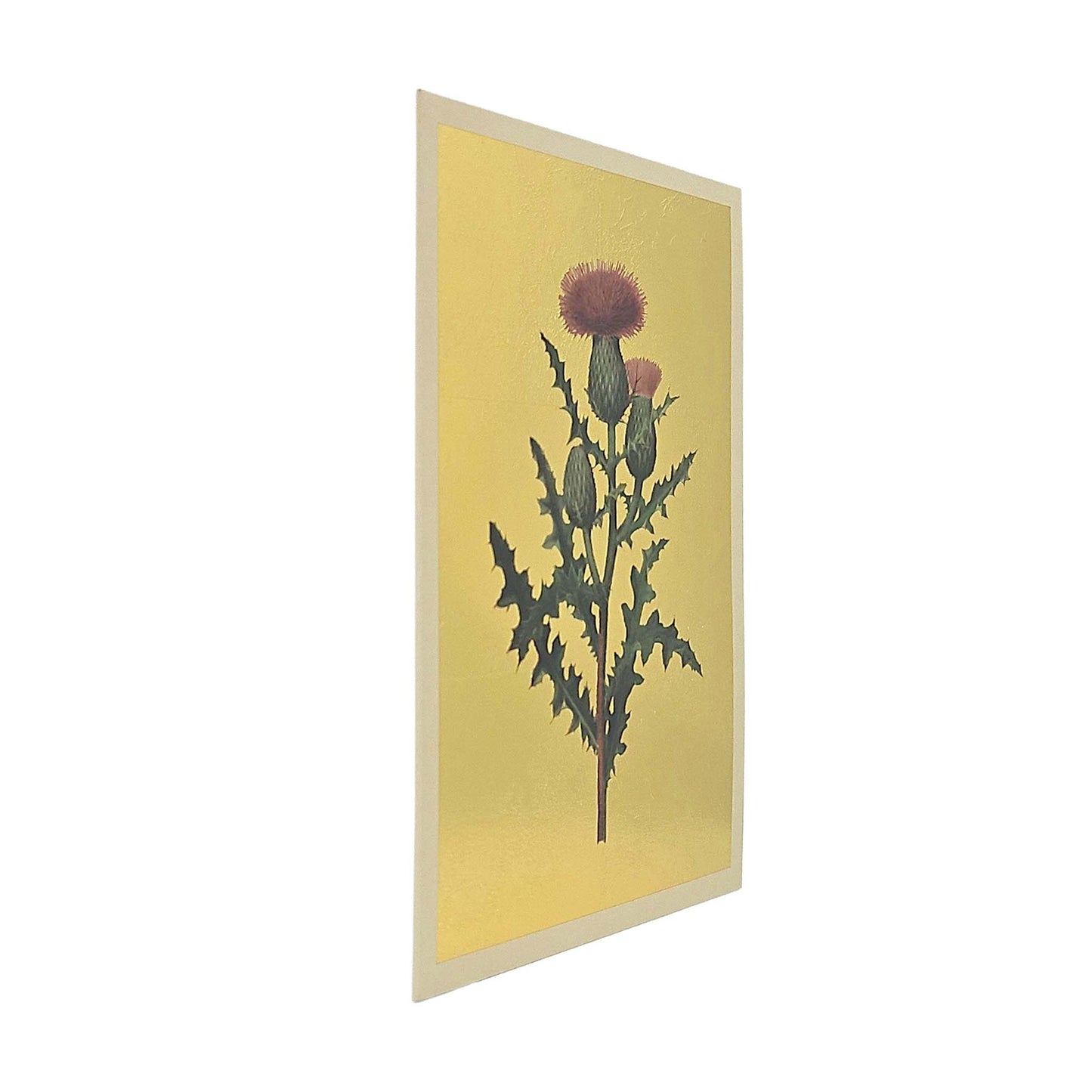 Thistle Gold Foiled Art Card