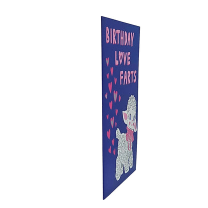 Birthday Love Farts Lamb Birthday Card