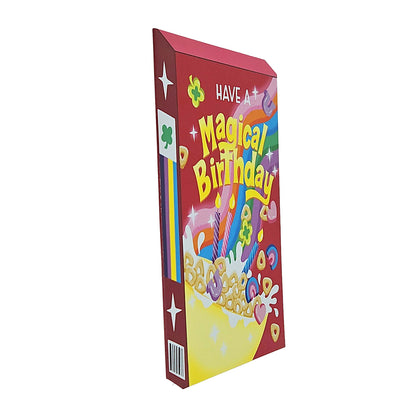 Charming Magical Birthday Cereal Spot Gloss Birthday Card
