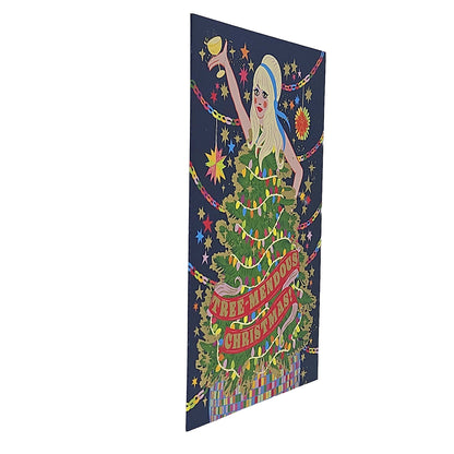 Tree-Mendous Christmas Tree Gold Foiled Christmas Card