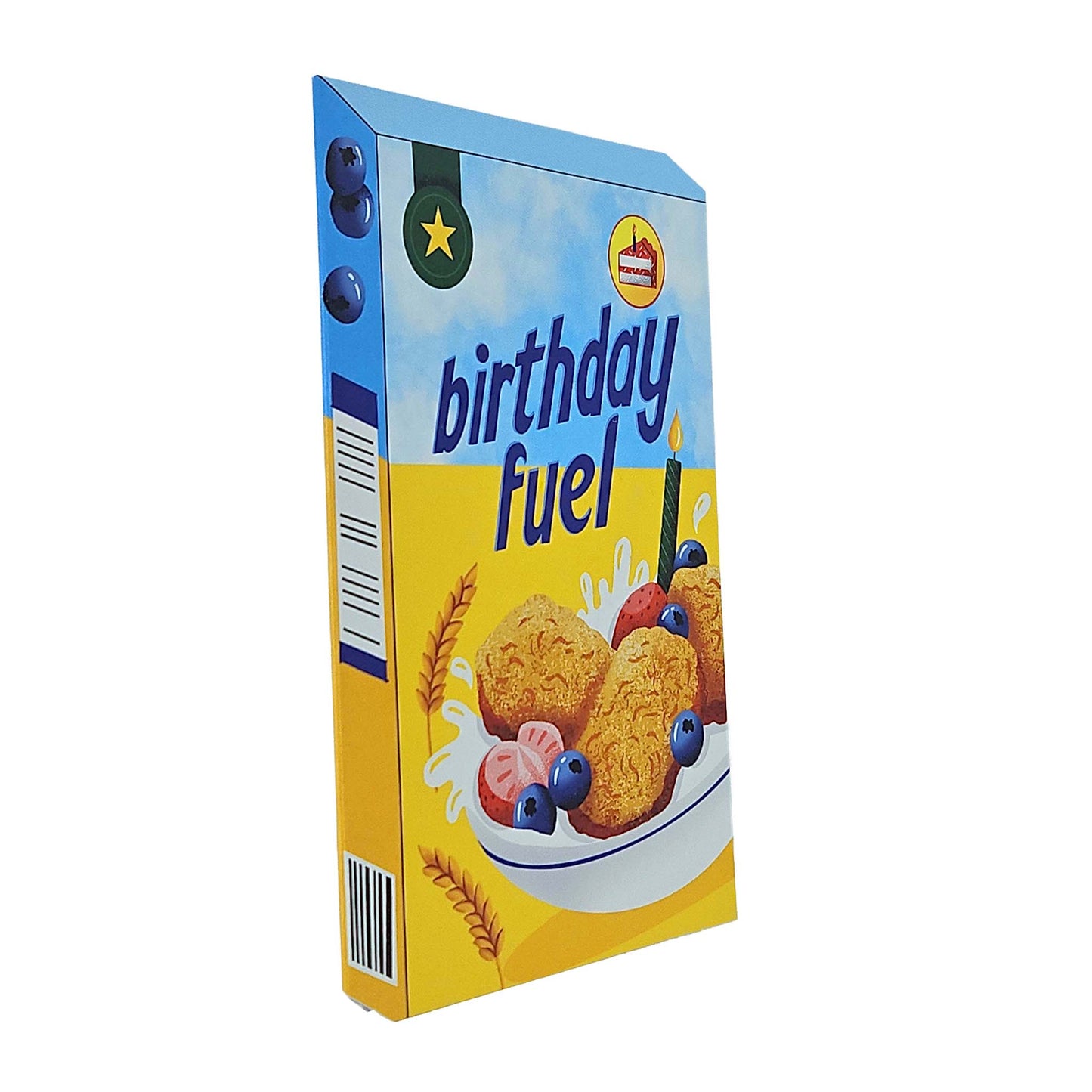 Birthday Fuel Cereal Spot Gloss Birthday Card