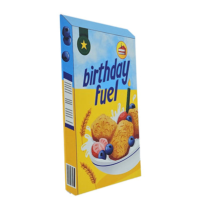 Birthday Fuel Cereal Spot Gloss Birthday Card