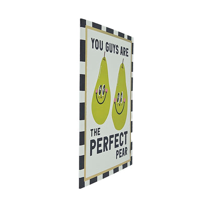 Perfect Pear Foiled Anniversary / Wedding Card