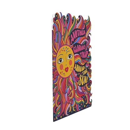 Glorious Trip Around The Sun Cutout Birthday Card