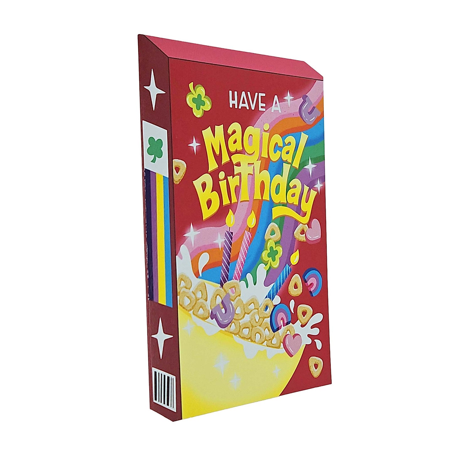 Charming Magical Birthday Cereal Spot Gloss Birthday Card
