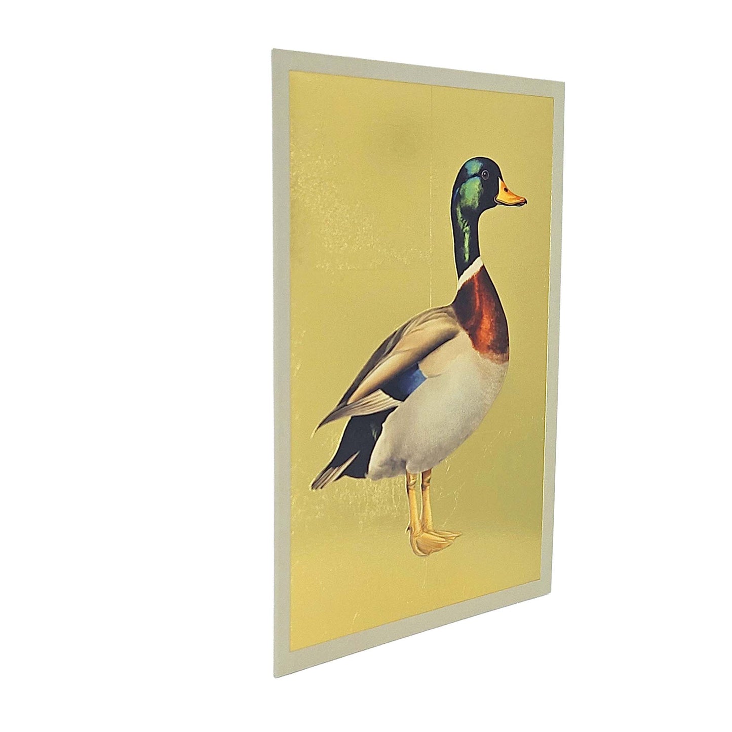 Mallard Duck Gold Foiled Art Card