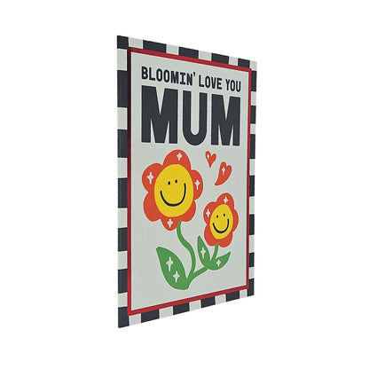 Bloomin Love You Mum Flowers Foiled Mother's Day Card