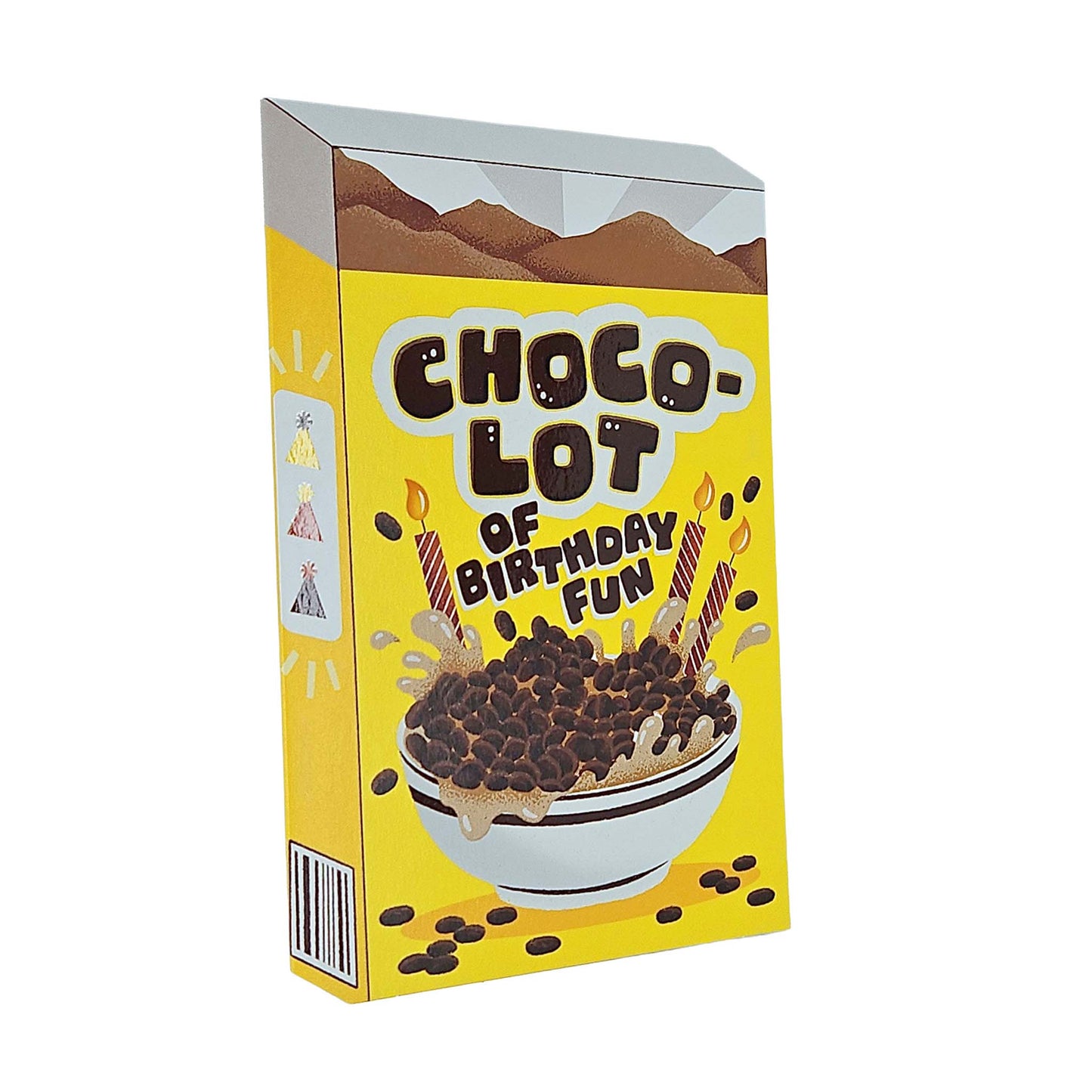 Choco-Lot Cereal Spot Gloss Birthday Card