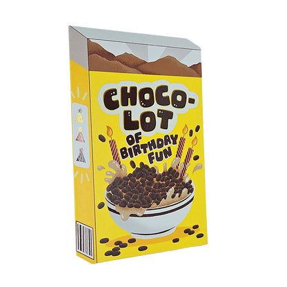 Choco-Lot Cereal Spot Gloss Birthday Card