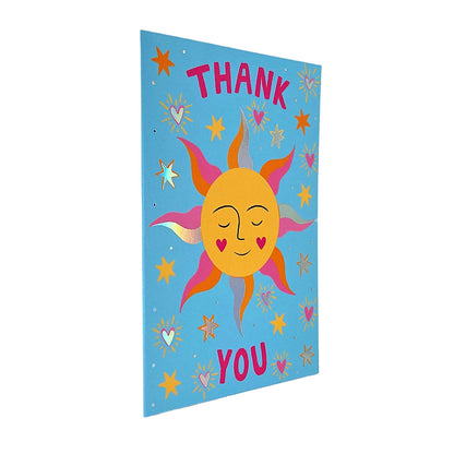 Sunshine Face Thank You Card