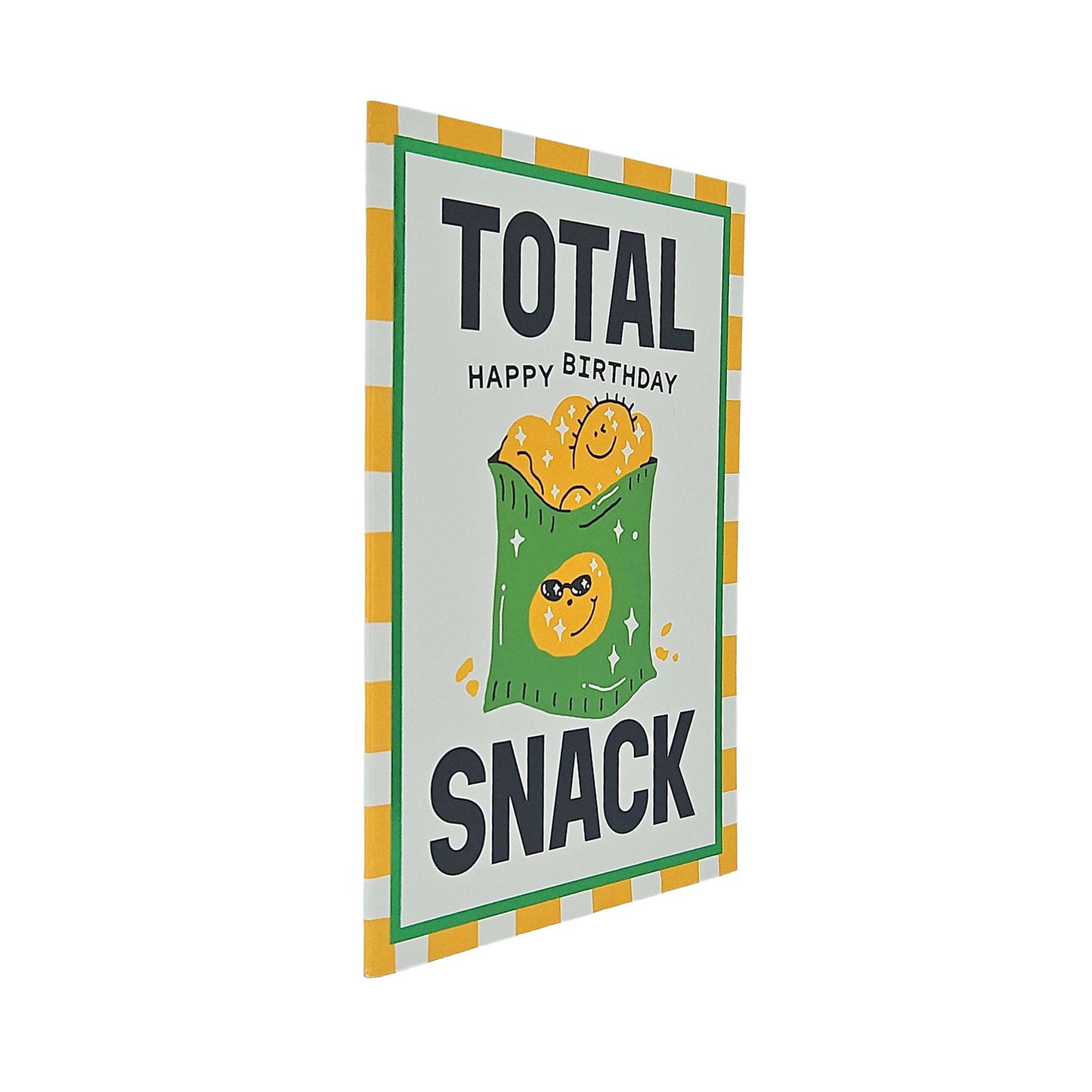 Total Snack Crisps Foiled Birthday Card