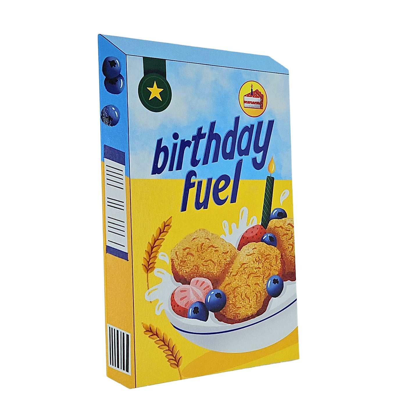 Birthday Fuel Cereal Spot Gloss Birthday Card