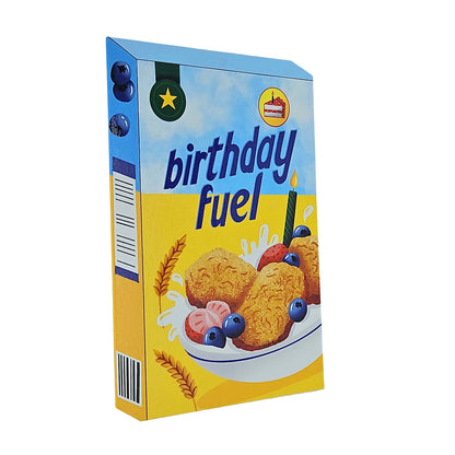 Birthday Fuel Cereal Spot Gloss Birthday Card