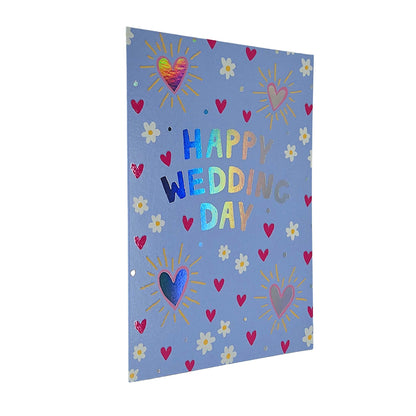 Daisies & Hearts Wedding Card