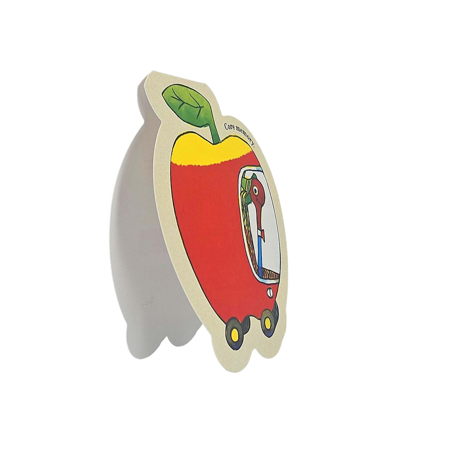 Lowly Worm Apple Car Richard Scarry Cutout Card