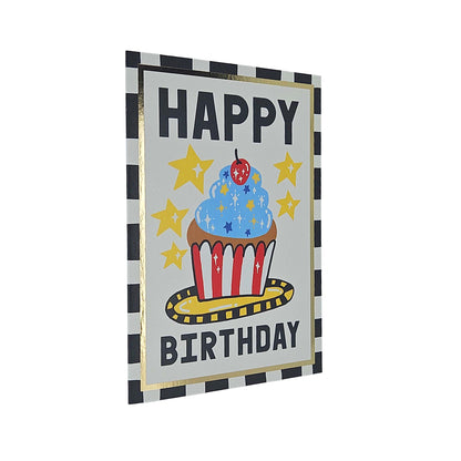 Happy Birthday Cupcake Birthday Card