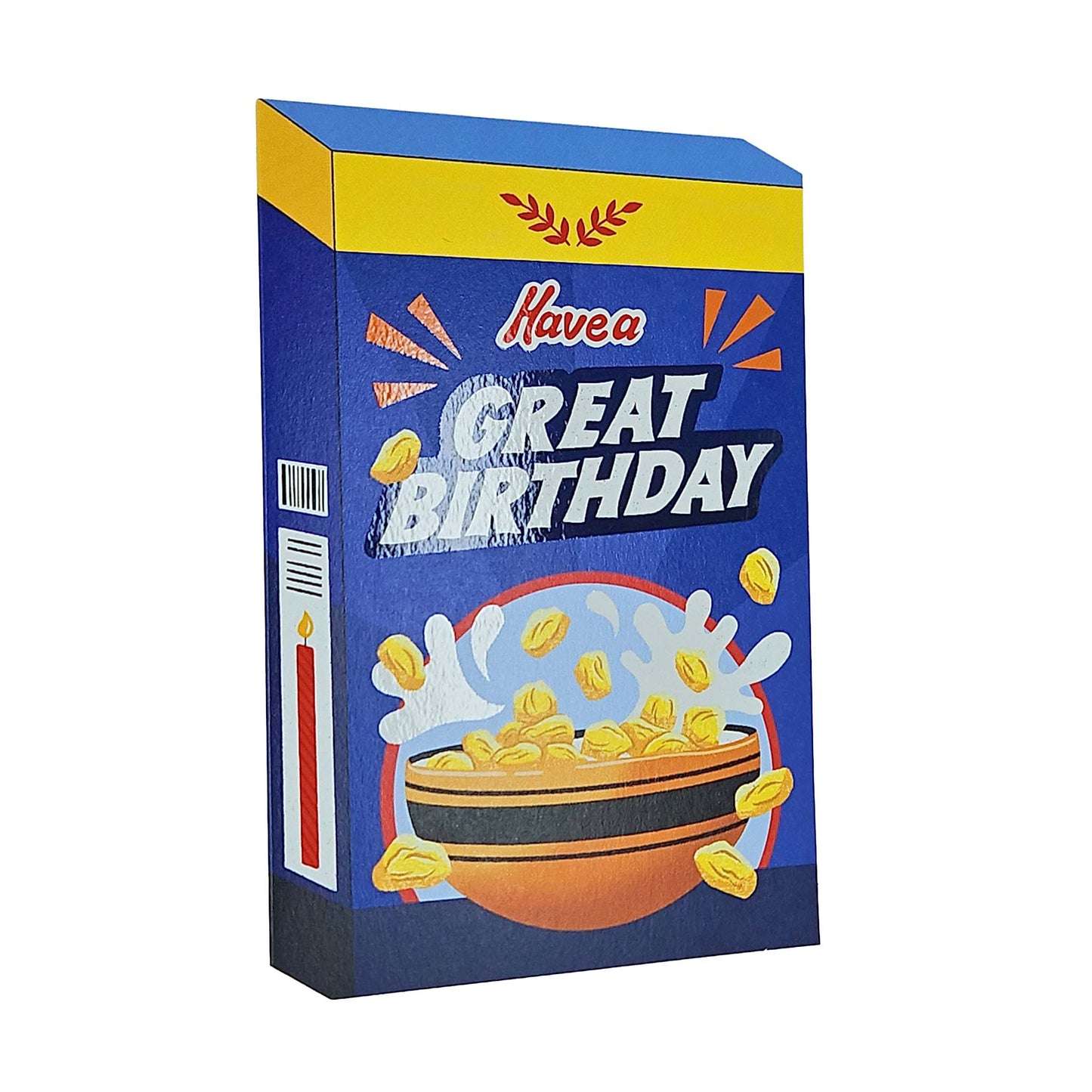Great Birthday Cereal Spot Gloss Birthday Card