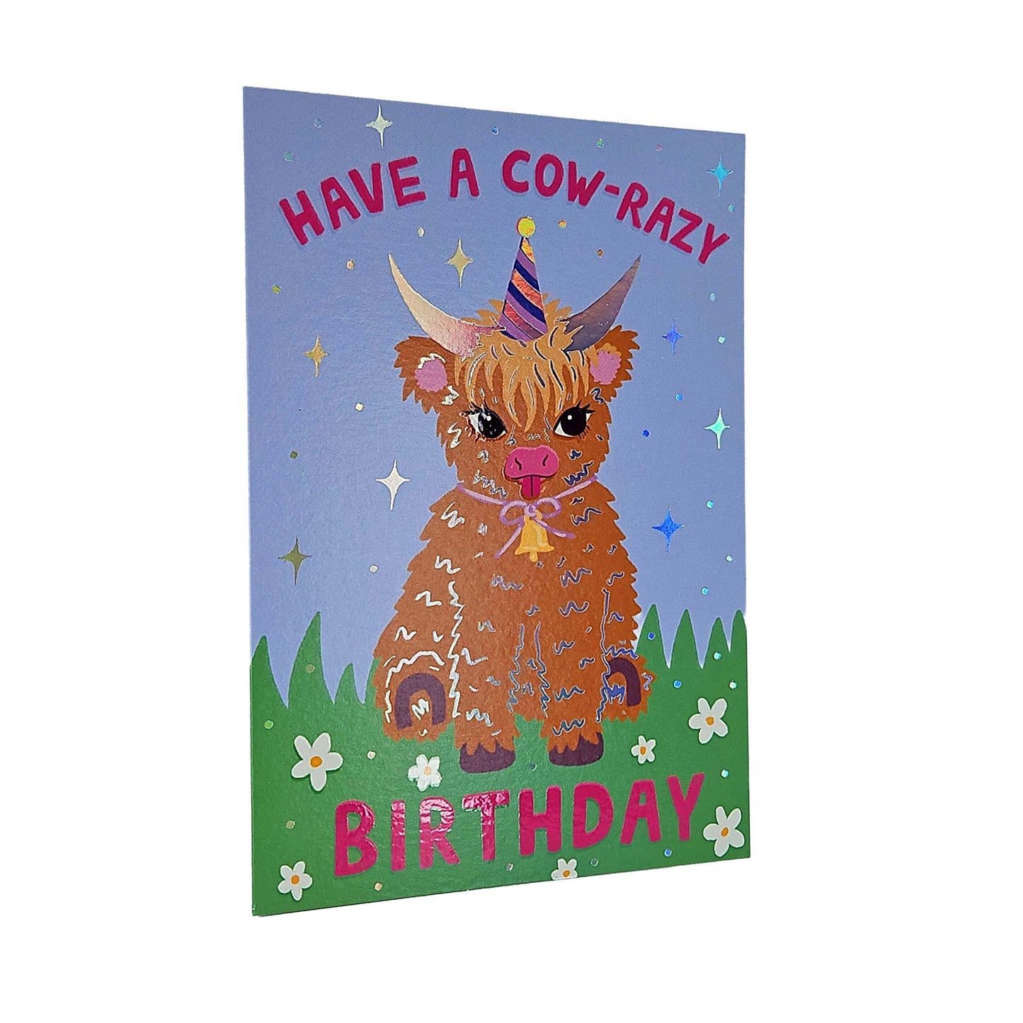 Have a Cow-Razy Birthday Cow Birthday Card