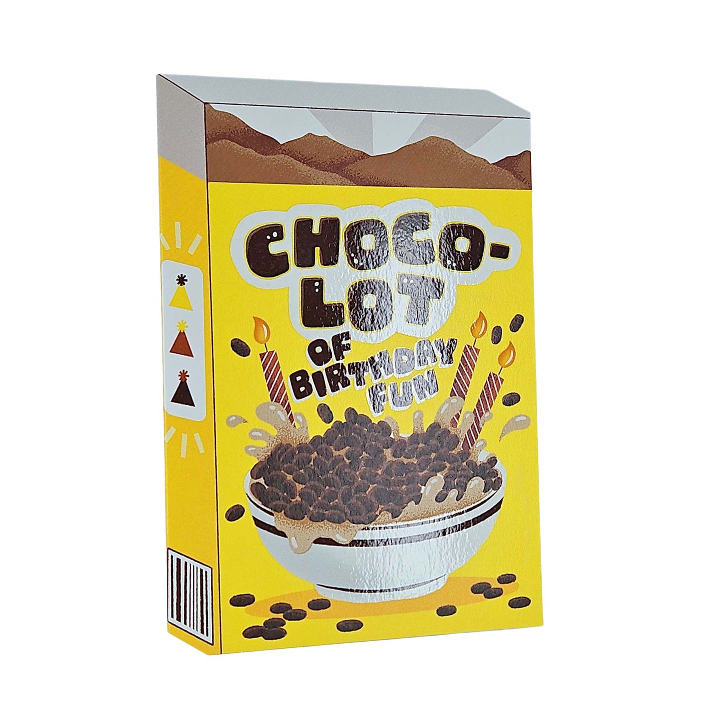 Choco-Lot Cereal Spot Gloss Birthday Card