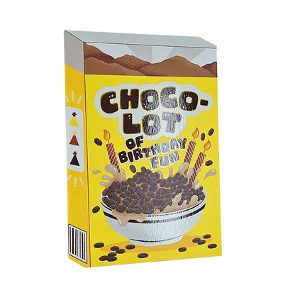 Choco-Lot Cereal Spot Gloss Birthday Card