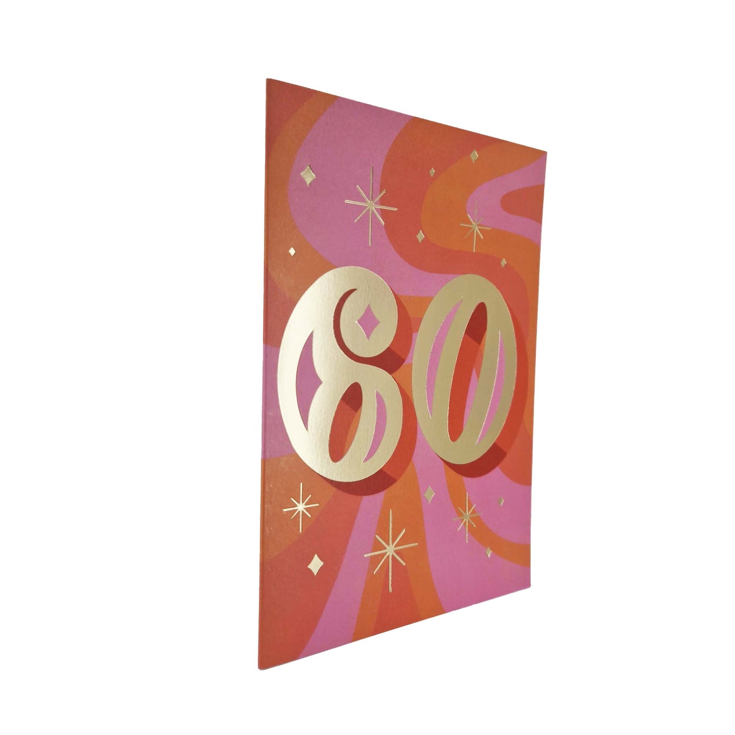 Gold Foiled 60th Birthday Card