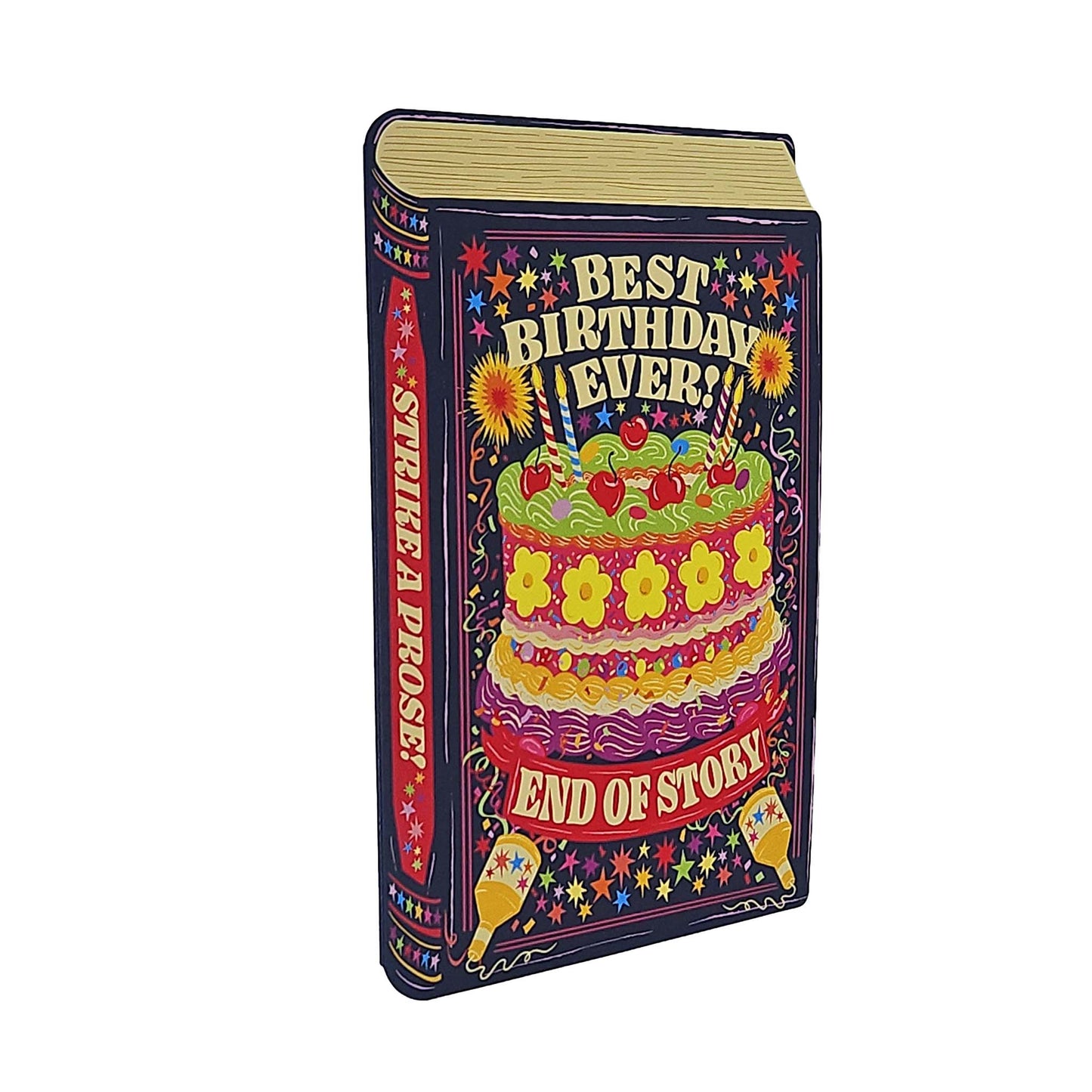 Best Birthday Ever Book Cutout Birthday Card