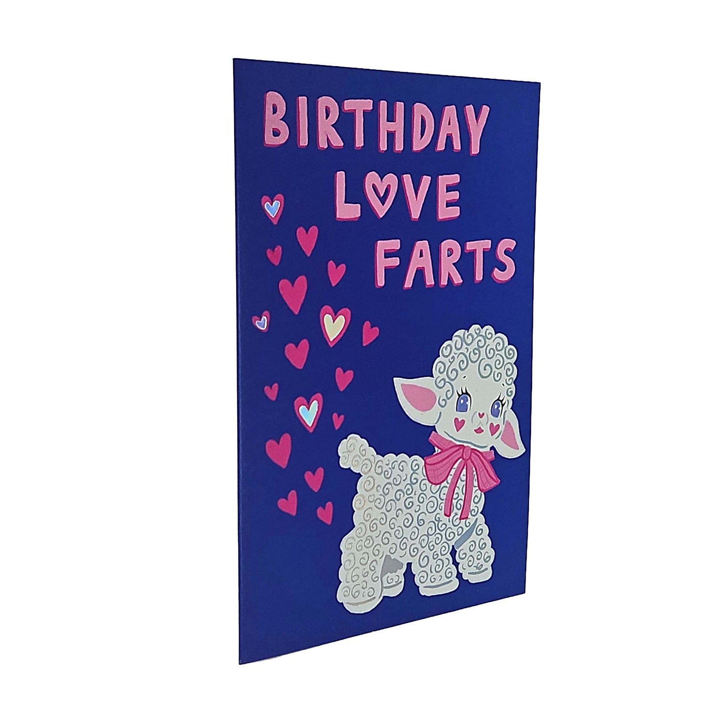Birthday Love Farts Lamb Birthday Card