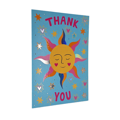 Sunshine Face Thank You Card