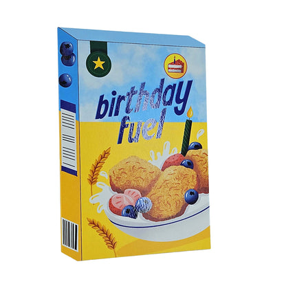 Birthday Fuel Cereal Spot Gloss Birthday Card
