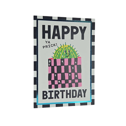 Happy Birthday, Ya Prick Cactus Foiled Birthday Card