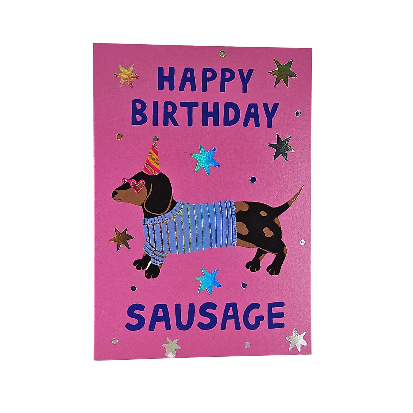 Happy Birthday Sausage Dachshund Birthday Card