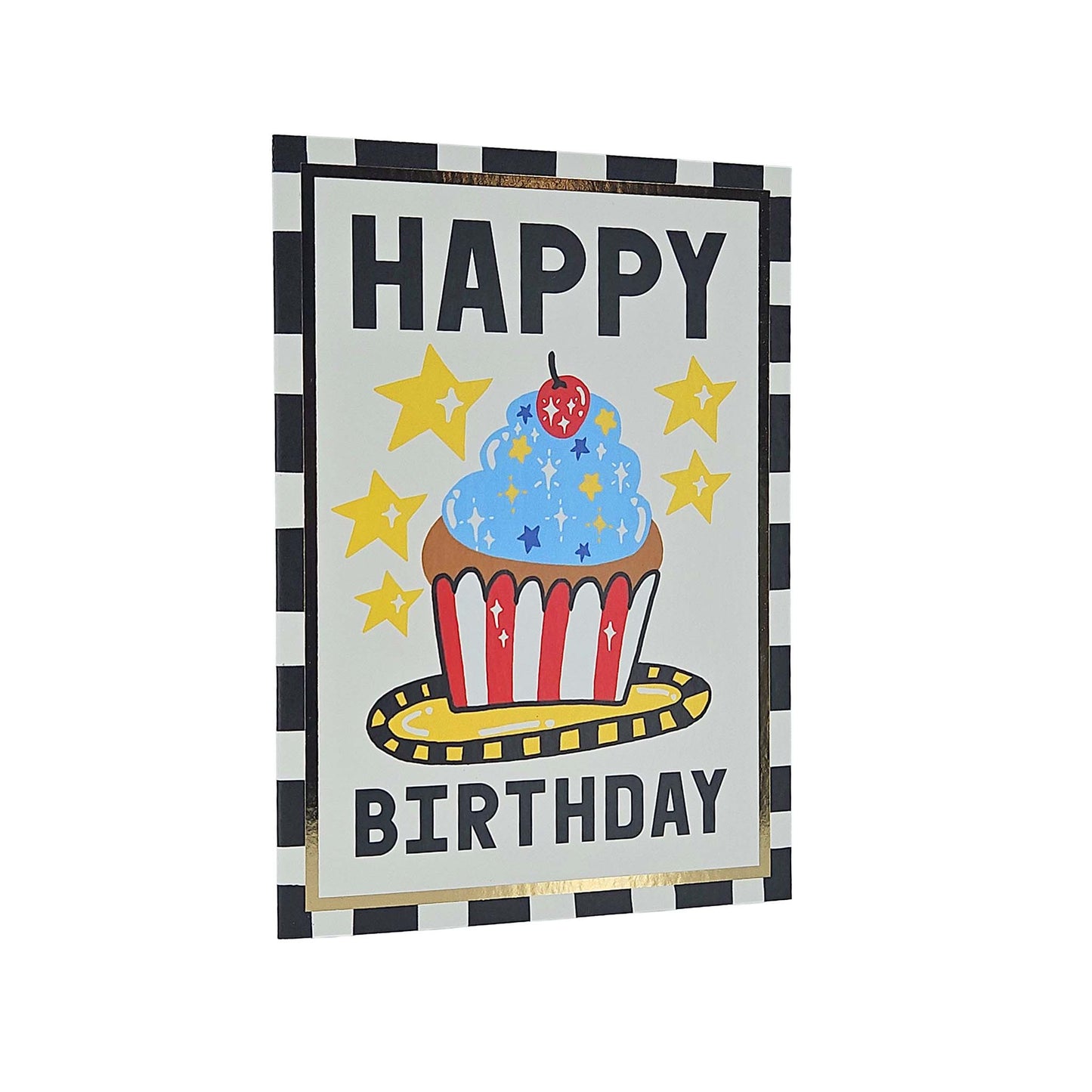 Happy Birthday Cupcake Birthday Card