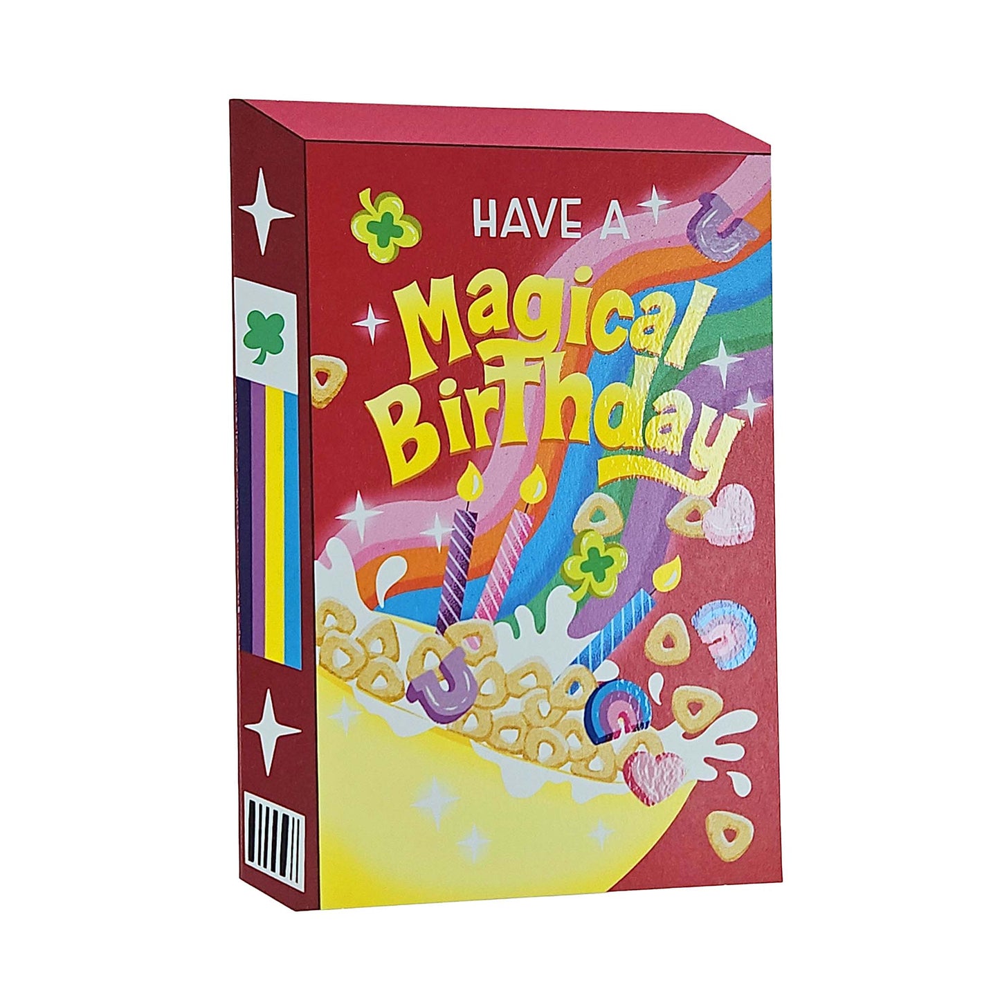 Charming Magical Birthday Cereal Spot Gloss Birthday Card