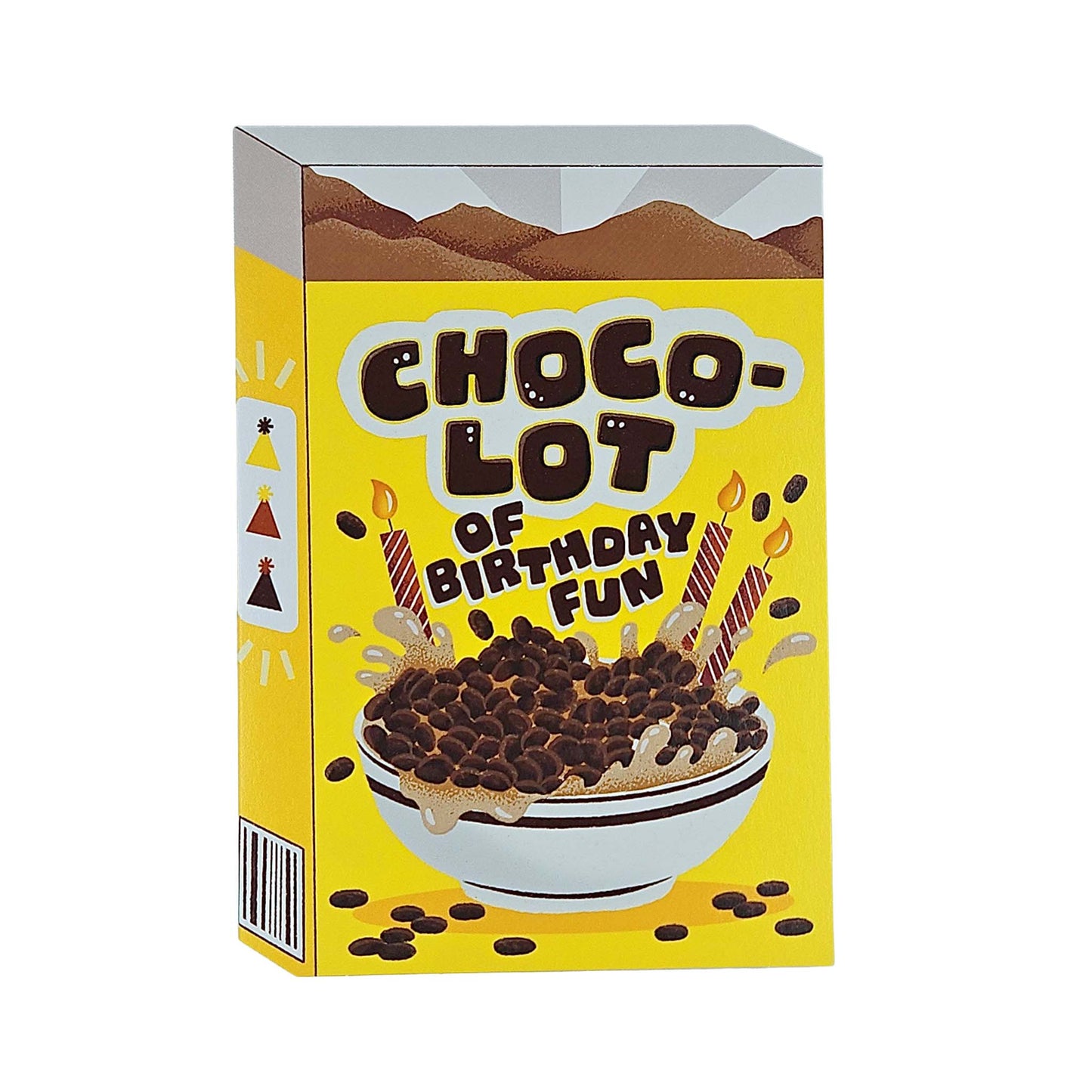 Choco-Lot Cereal Spot Gloss Birthday Card