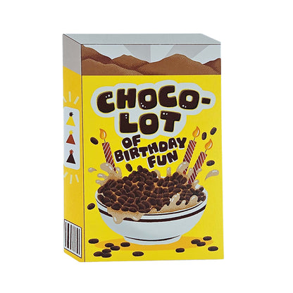 Choco-Lot Cereal Spot Gloss Birthday Card