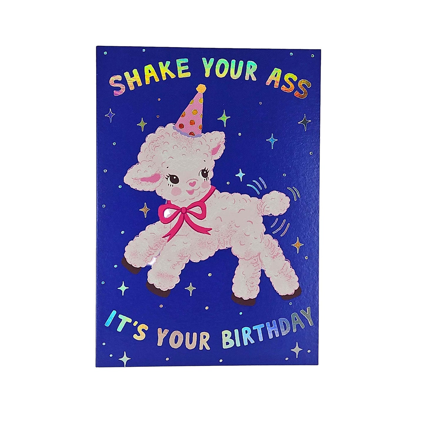 Shake Your Ass Lamb Birthday Card