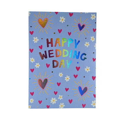 Daisies & Hearts Wedding Card