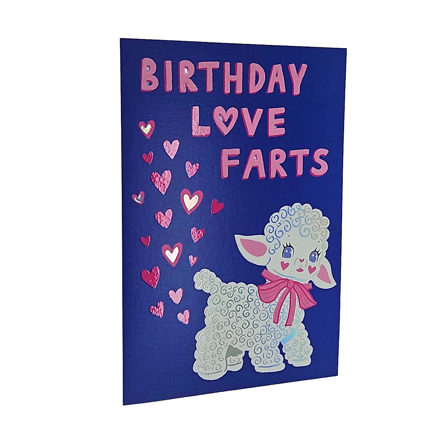 Birthday Love Farts Lamb Birthday Card