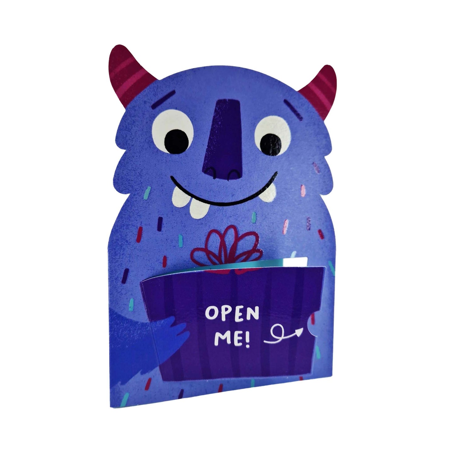 Monster Birthday! Monster Die Cut Kids Birthday Card