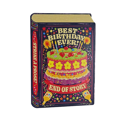 Best Birthday Ever Book Cutout Birthday Card