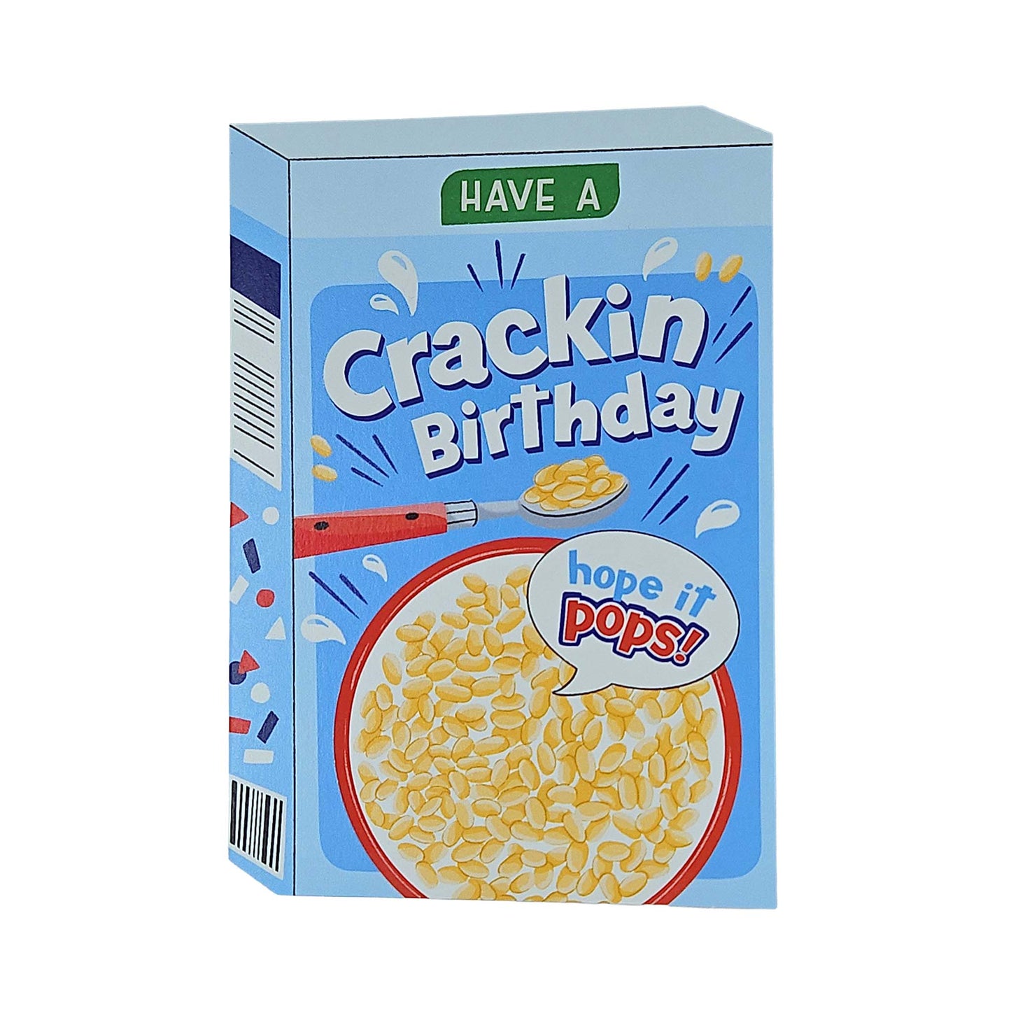 Crackin Birthday Cereal Spot Gloss Birthday Card