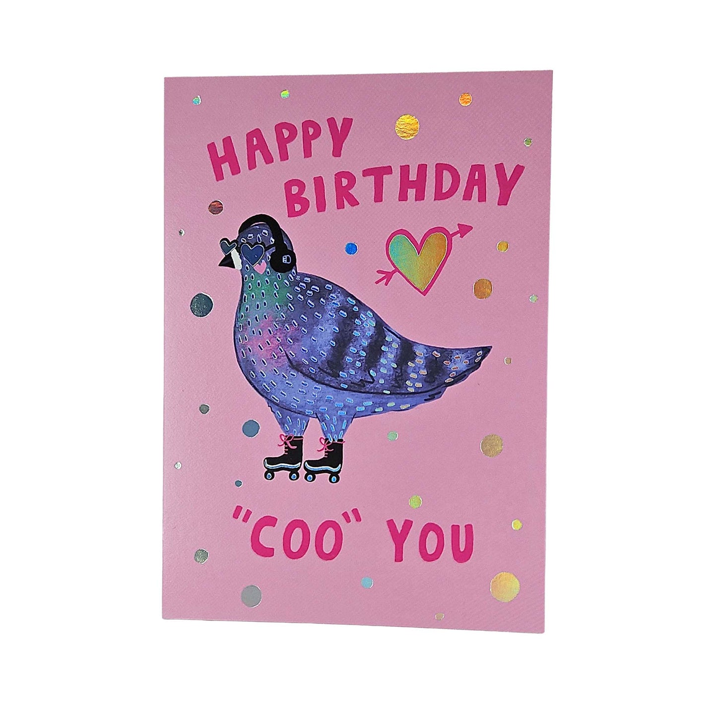 Happy Birthday Coo You Pigeon Birthday Card