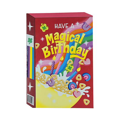 Charming Magical Birthday Cereal Spot Gloss Birthday Card