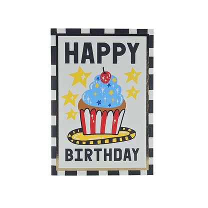Happy Birthday Cupcake Birthday Card