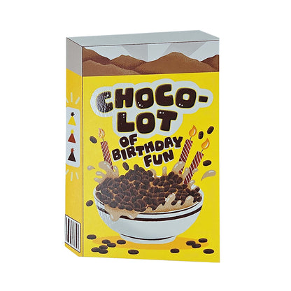 Choco-Lot Cereal Spot Gloss Birthday Card