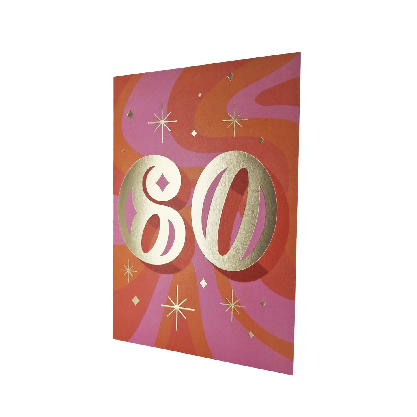 Gold Foiled 60th Birthday Card