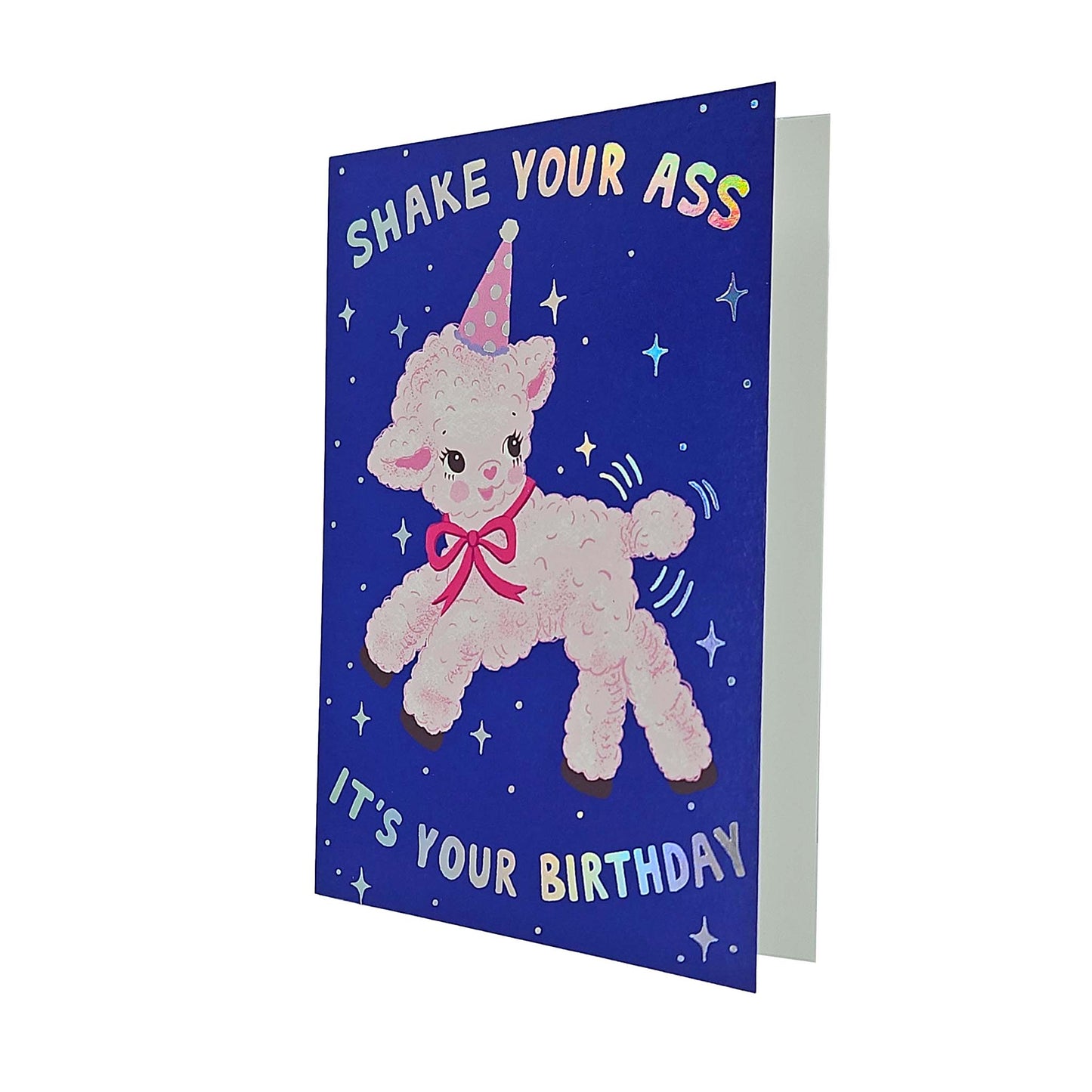 Shake Your Ass Lamb Birthday Card