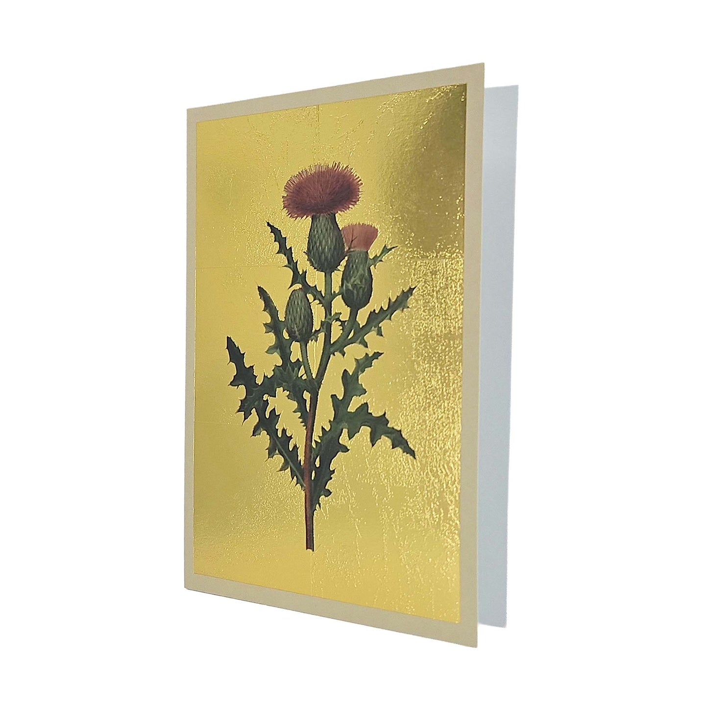 Thistle Gold Foiled Art Card